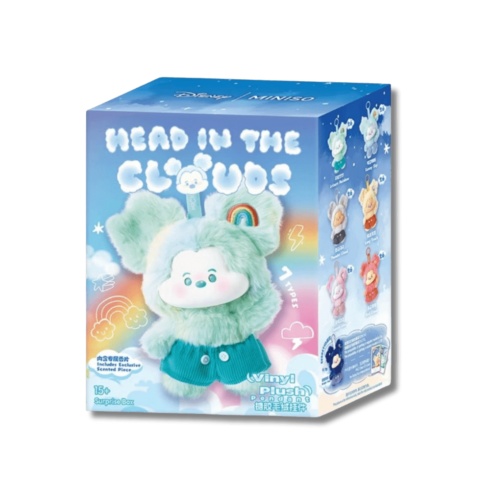 Disney - Disney Mickey Head In Clouds Vinyl Plush Pendant Single | Blind Box Brelok - KICKOMI