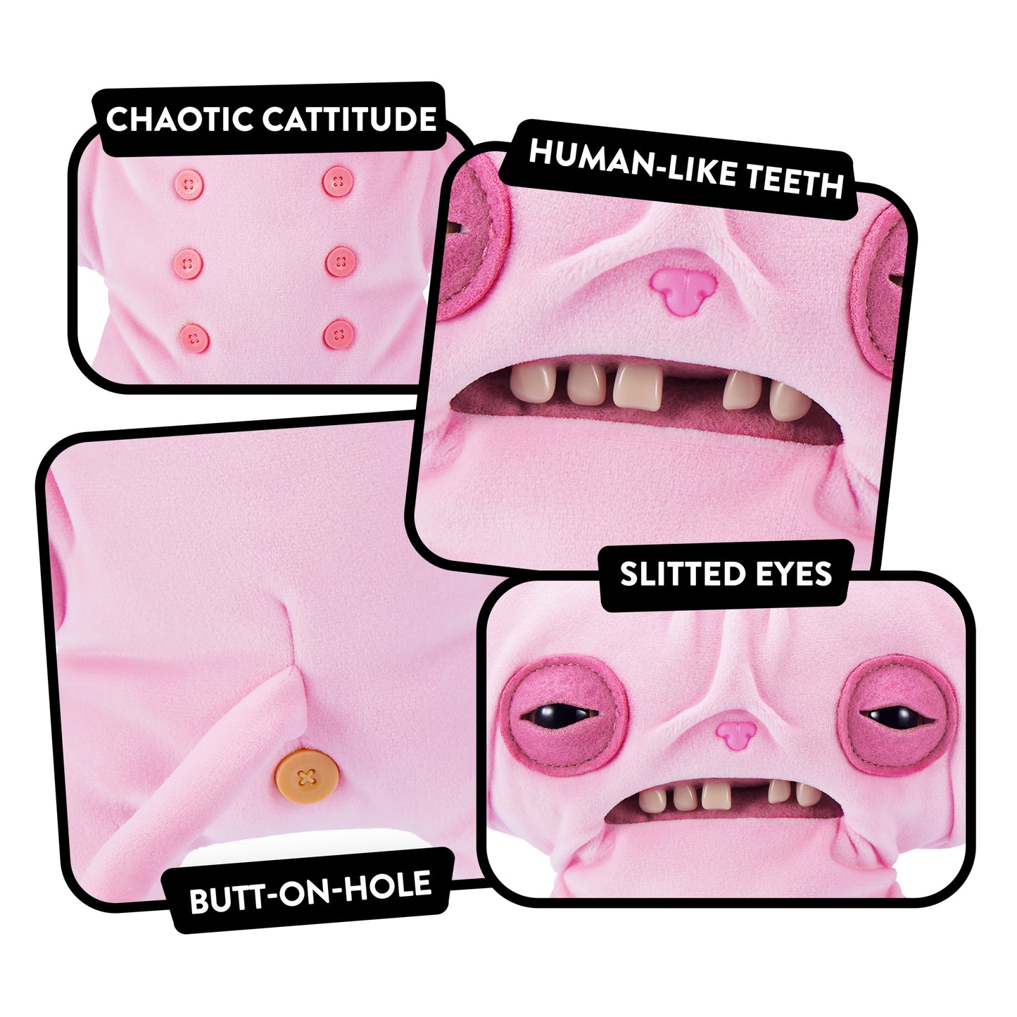 Fuggler Alley Cats Wrinkle McStinkles ✦ 23 cm