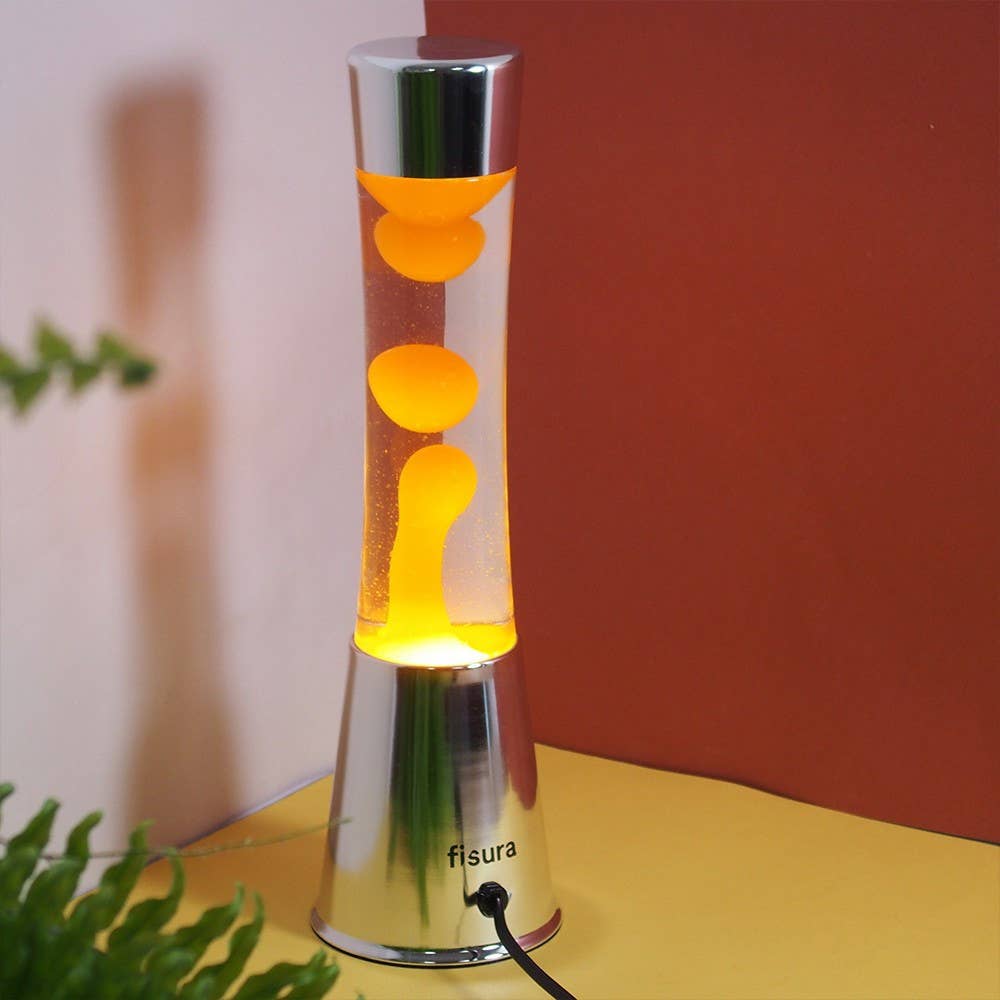 Fisura - Lampa Lava Chrome Sunset - KICKOMI