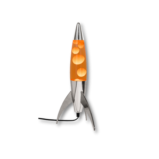 Fisura - Lampa Lava Orange Rocket - KICKOMI