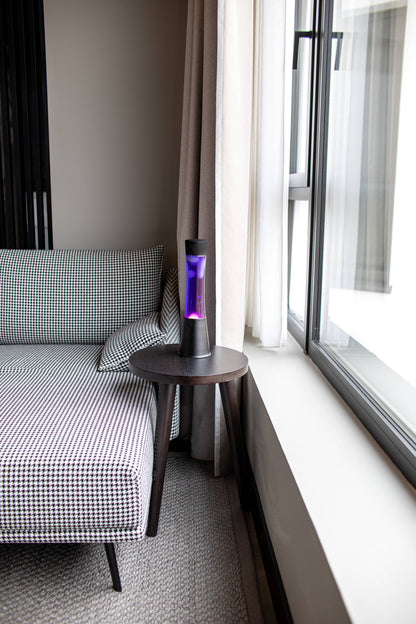 Fisura - Lampa Lava Very Peri Black Tower - KICKOMI