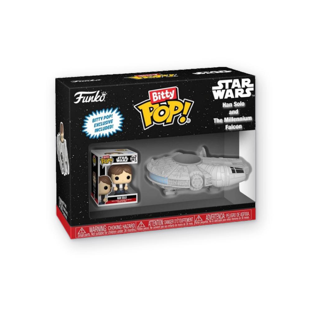 Bitty POP! Star Wars Rides Han Solo & Millennium Falcon