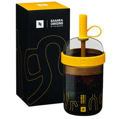 Nespresso x The Weeknd Samra Origins | Travel Tumbler Yellow zółty Limited Edition