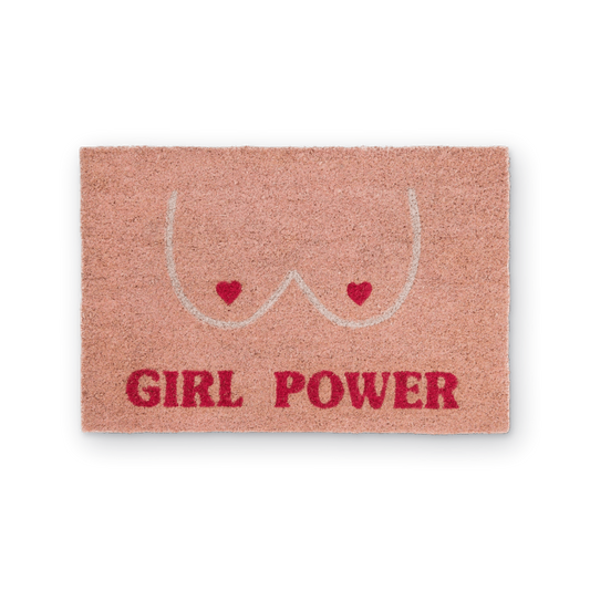 Rohožka z kokosového vlákna 'Girl Power'