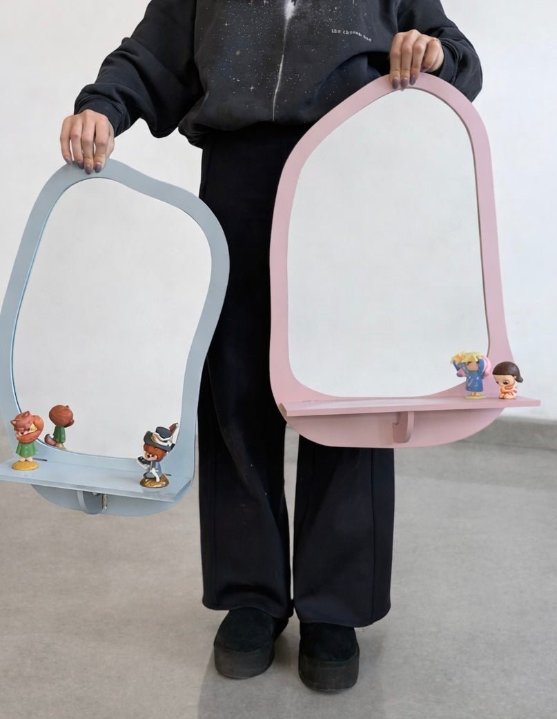 Home Styling Collection - Lustro Designerskie z Półką - KICKOMI