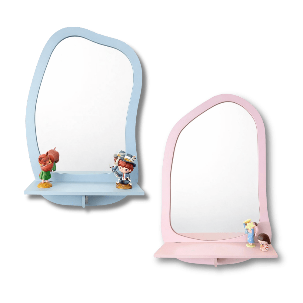 Home Styling Collection - Lustro Designerskie z Półką - KICKOMI