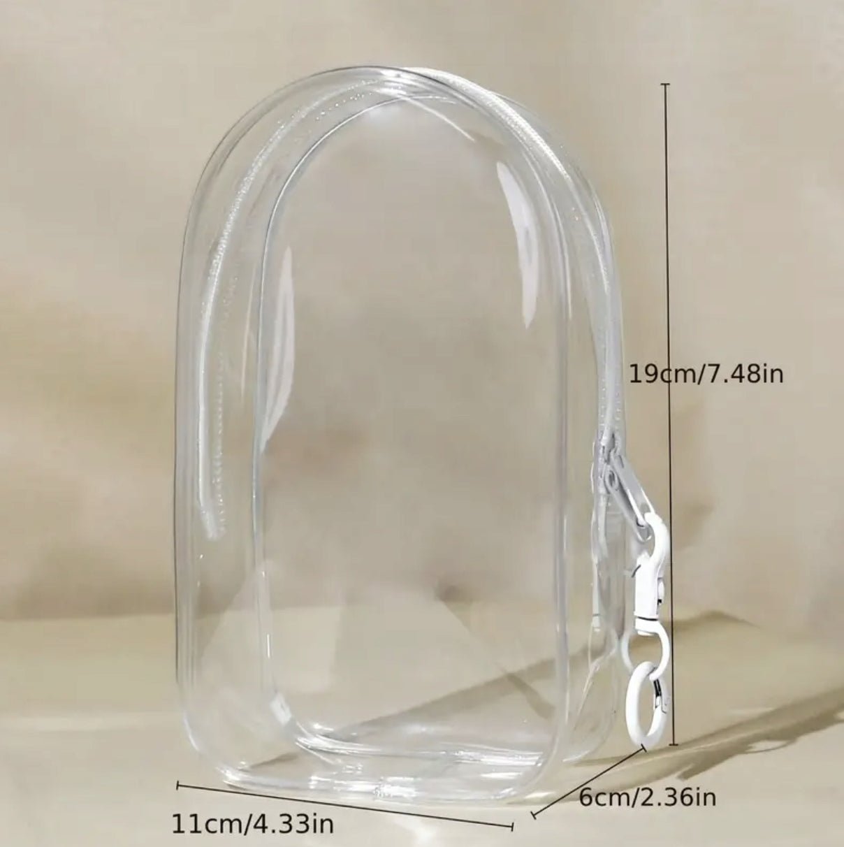 KICKOMI - Etui ochronne przezroczyste do Labubu - KICKOMI