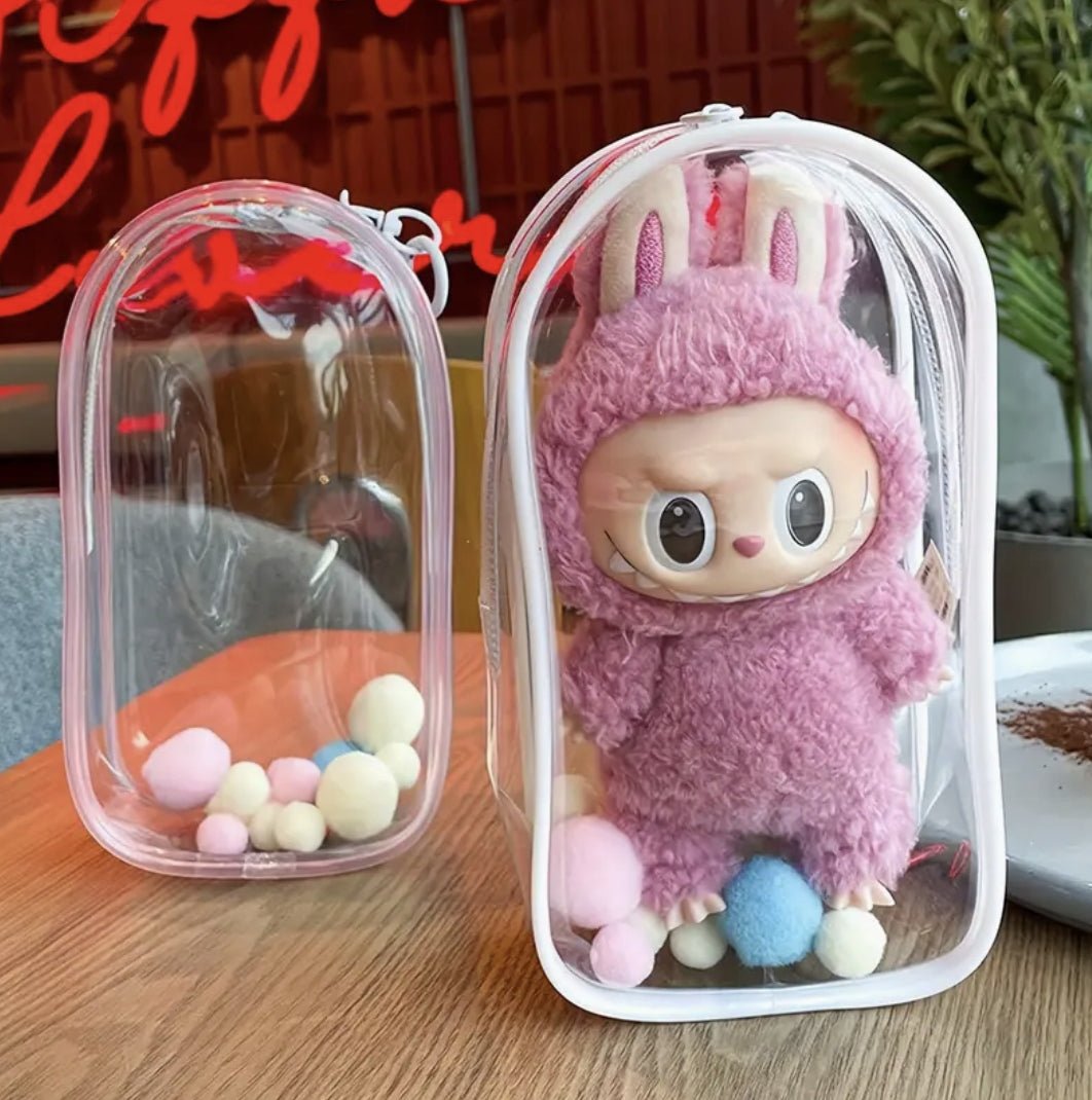 KICKOMI - Etui ochronne przezroczyste do Labubu - KICKOMI