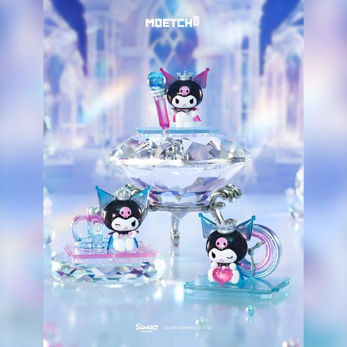 Kuromi Shimmering Crystal Palace Mini – szczegóły