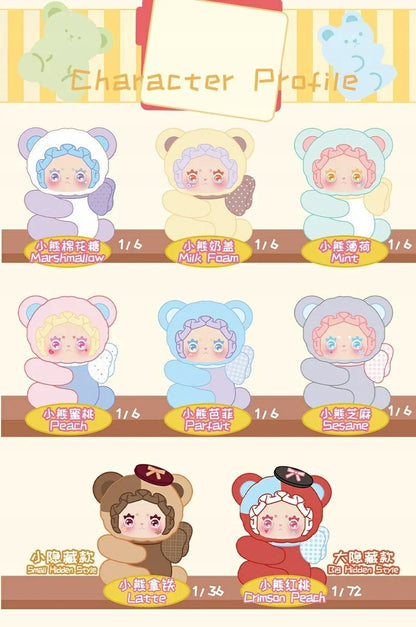 Lucky Emma - Lovely Emma Little Bear Adoption Guide | Blind Box Klips - KICKOMI