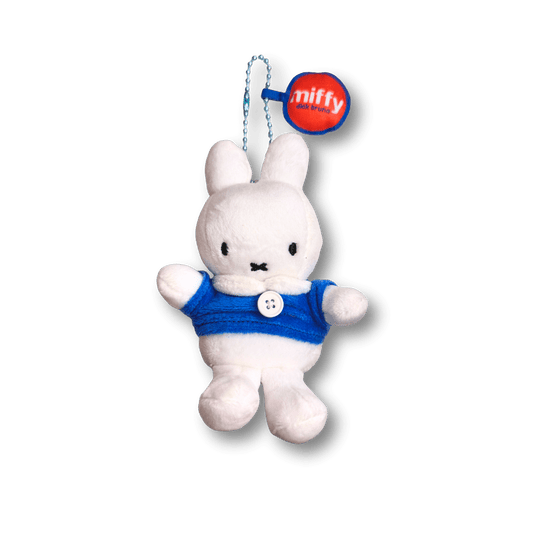 miffy - Miffy Biały królik Niebieska Koszulka | Brelok - KICKOMI
