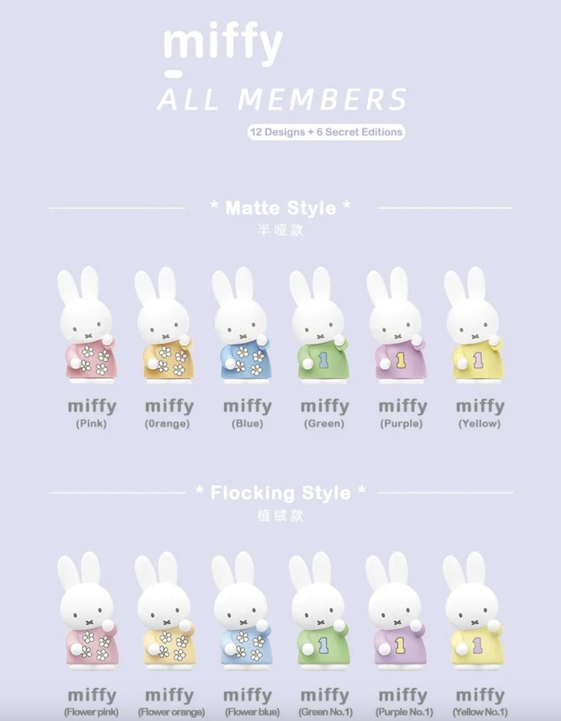 miffy - Miffy Pen Holder Series | Blind Box Figurka Kolekcjonerka Stojak - KICKOMI