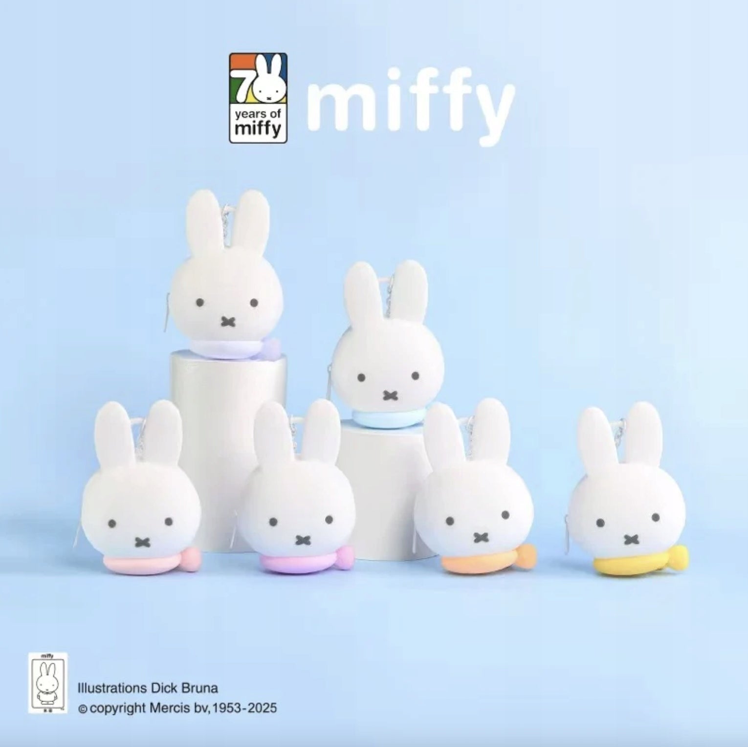 miffy - Miffy Silicone Earbuds Pouch Keychain | Blind Box Etui Brelok - KICKOMI