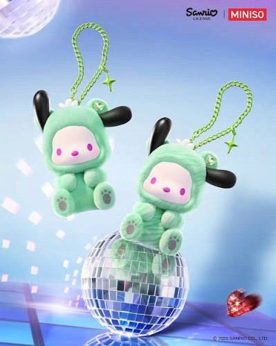 Miniso - Sanrio Characters Gem Forest Flocked Pendant - KICKOMI