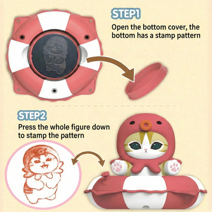 Mofusand - Mofusand Swimming Ring Stamp - KICKOMI