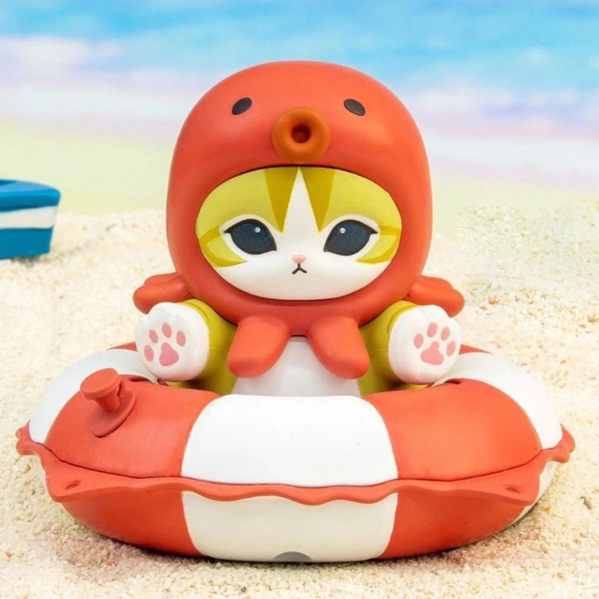 Mofusand Swimming Ring Stamp – Octopus Cat
