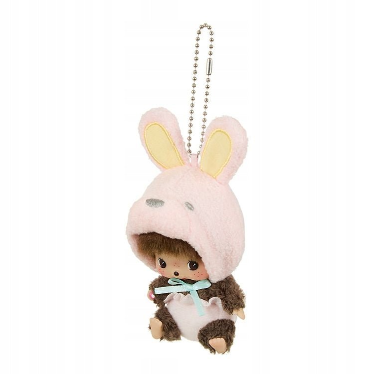 Monchhichi - Monchhichi Babychichi Animal Rabbit Królik | Brelok 9 - 11cm - KICKOMI