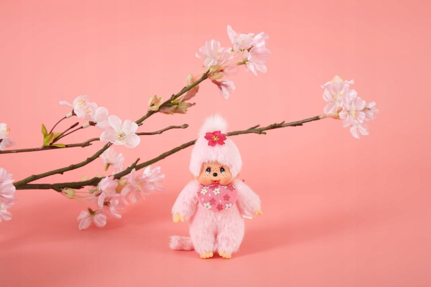 Monchhichi - Monchhichi Kwiat Wiśni | 10 cm - KICKOMI