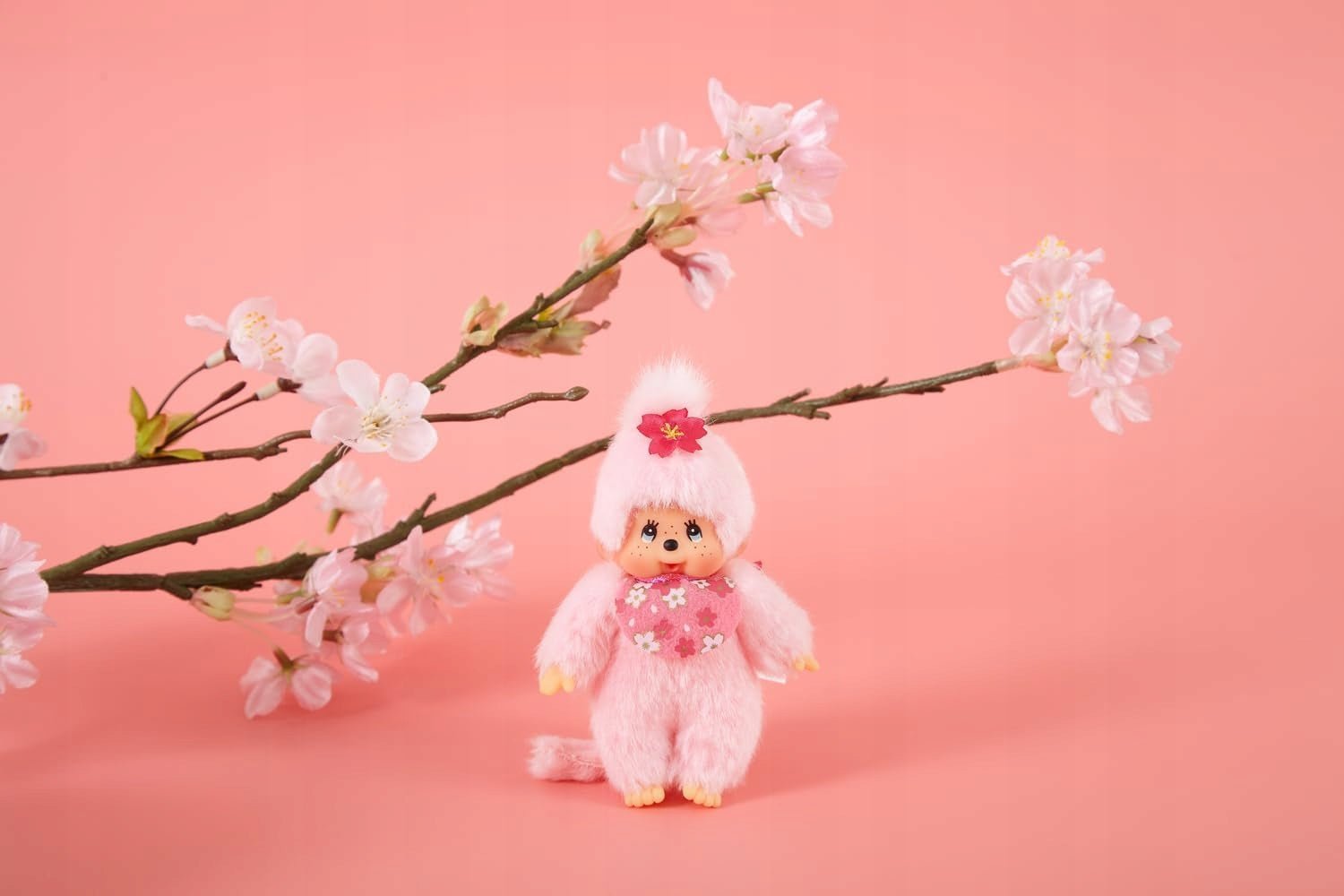 Monchhichi - Monchhichi Kwiat Wiśni | 10 cm - KICKOMI