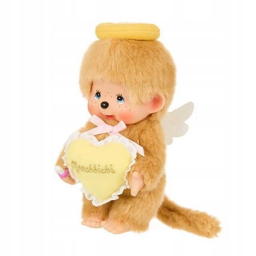 Monchhichi - Monchhichi Love Happy Angel S Boy | Maskotka 18cm - KICKOMI