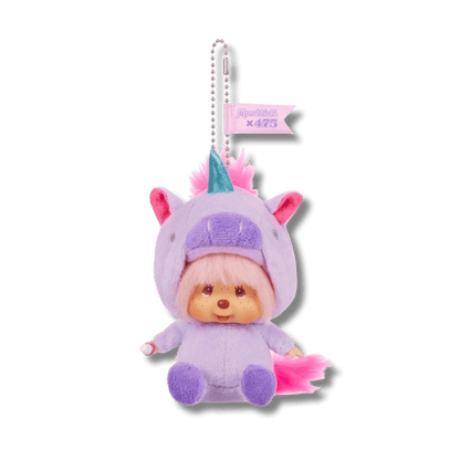 Monchhichi - Monchhichi x Shinako Jednorożec Unicorn | Brelok 11cm - KICKOMI