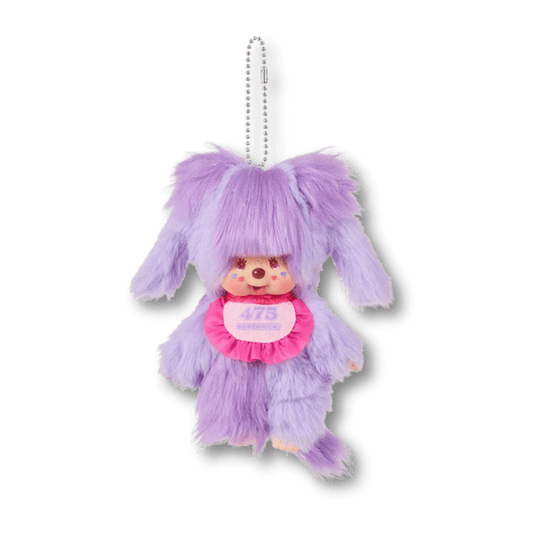 Monchhichi - Shinako × Monchhichi Fioletowy | Brelok 15cm - KICKOMI