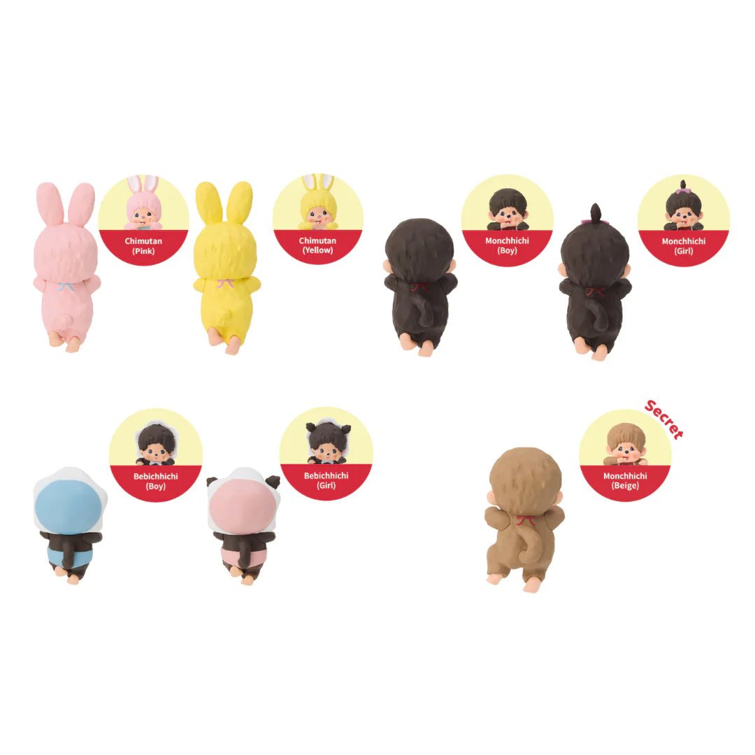 Monchhichi - Sonny Angel Monchichi Hippers | Blind Box Figurka Kolekcjonerska - KICKOMI