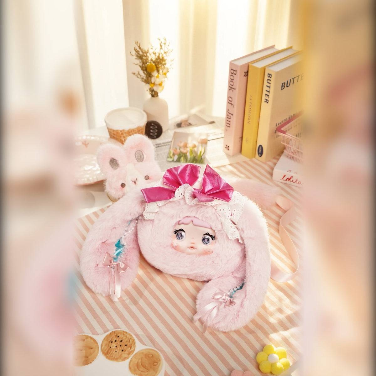 NOMMI Collecting Cutie Bag – Cherry Blossom Pie Bunny