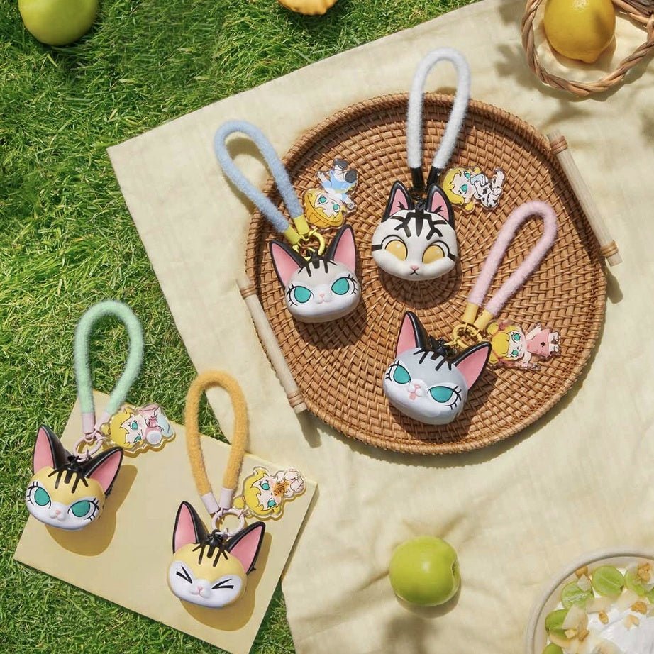 POP MART - Baby Molly & Baby Tabby Series Pinch Pendant | Blind Box Figurka Kolekcjonerska - KICKOMI