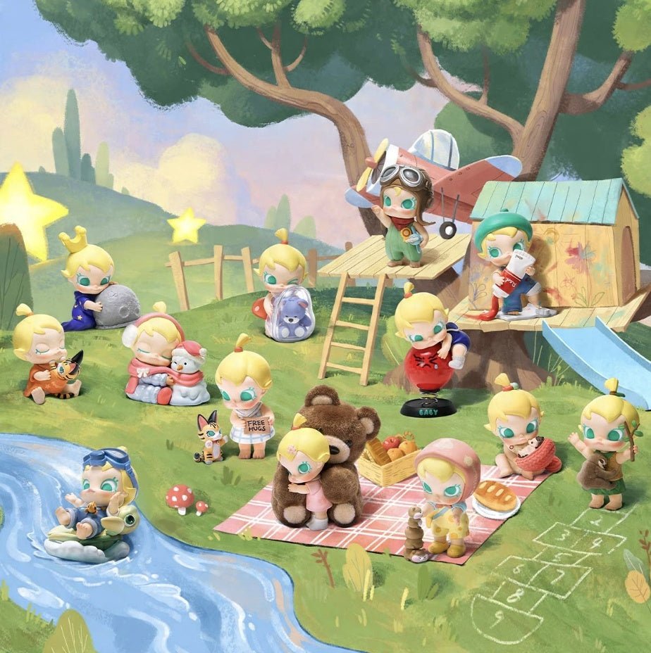 POP MART - Baby Molly My Huggable Discovery Series Figures | Blind Box Figurka Kolekcjonerskapopmart - KICKOMI