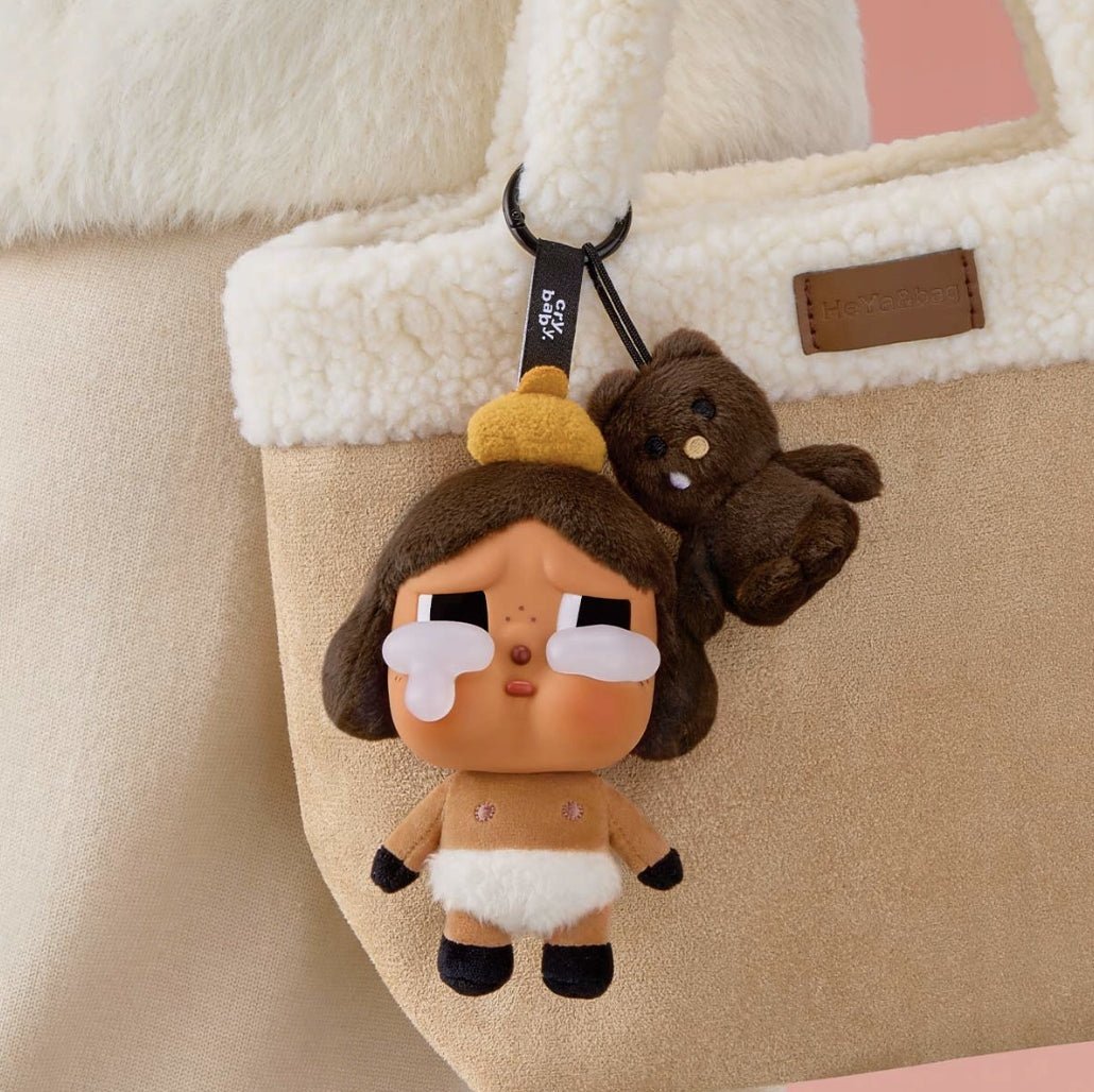 POP MART - CRYBABY Crying Again Maskotki Vinyl Face Box | Blind Box Brelok - KICKOMI