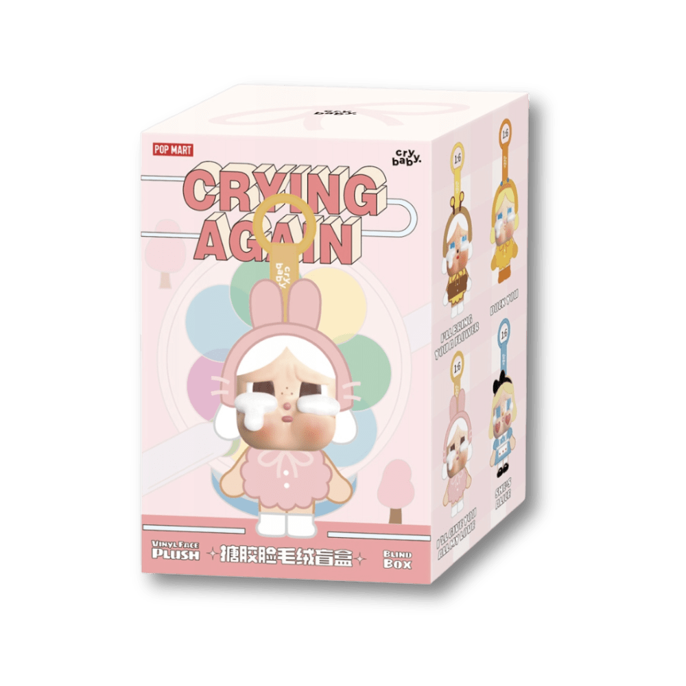 POP MART - CRYBABY Crying Again Maskotki Vinyl Face Box (DUCK YOU) | Blind Box Brelok - KICKOMI