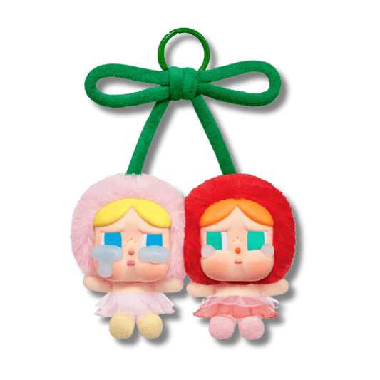 POP MART - CRYBABY Crying For Love Vinyl Plush Hanging Card (Love You Cherry Much) | Brelok - KICKOMI