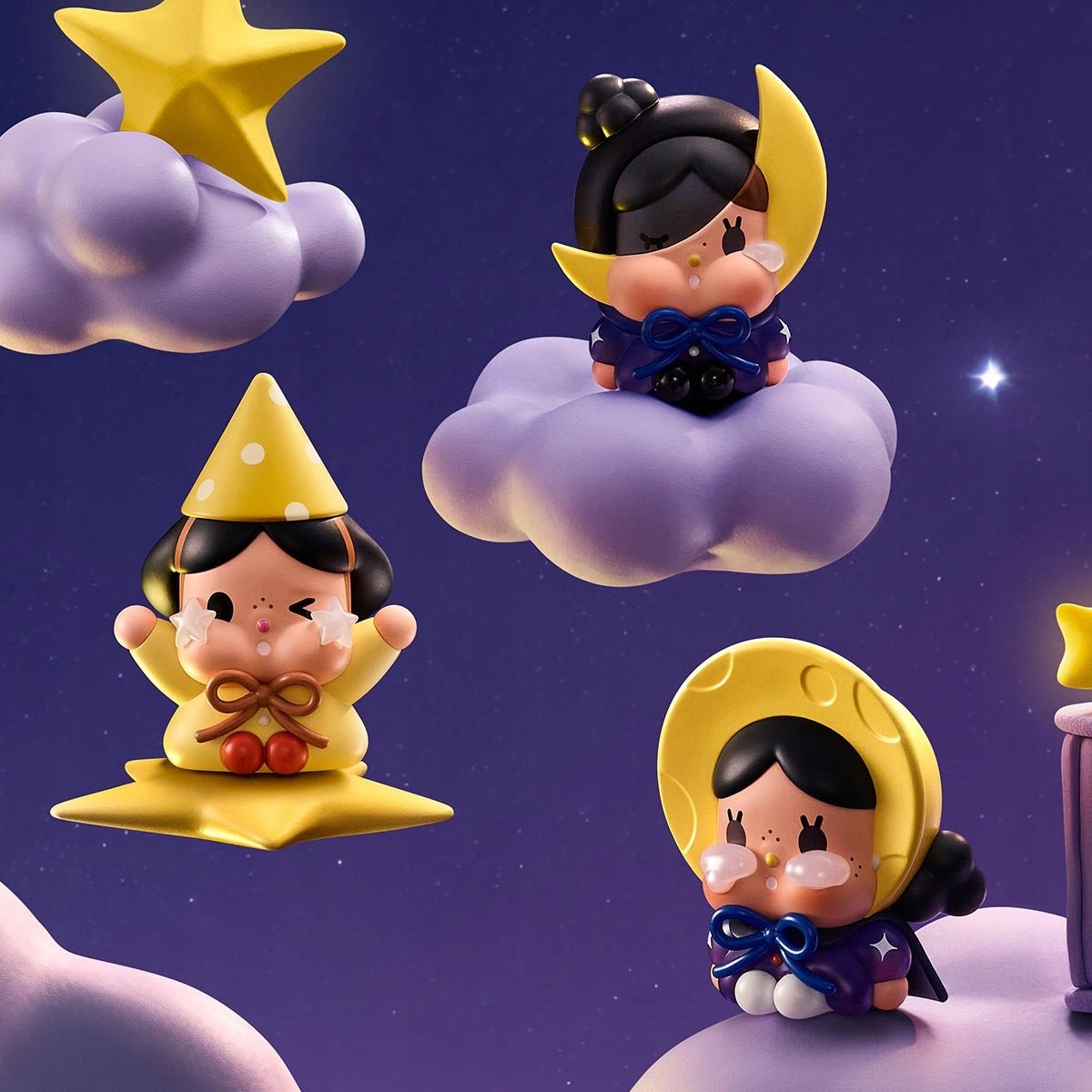 POP MART - Crybaby Crying to the Moon Sitting - KICKOMI