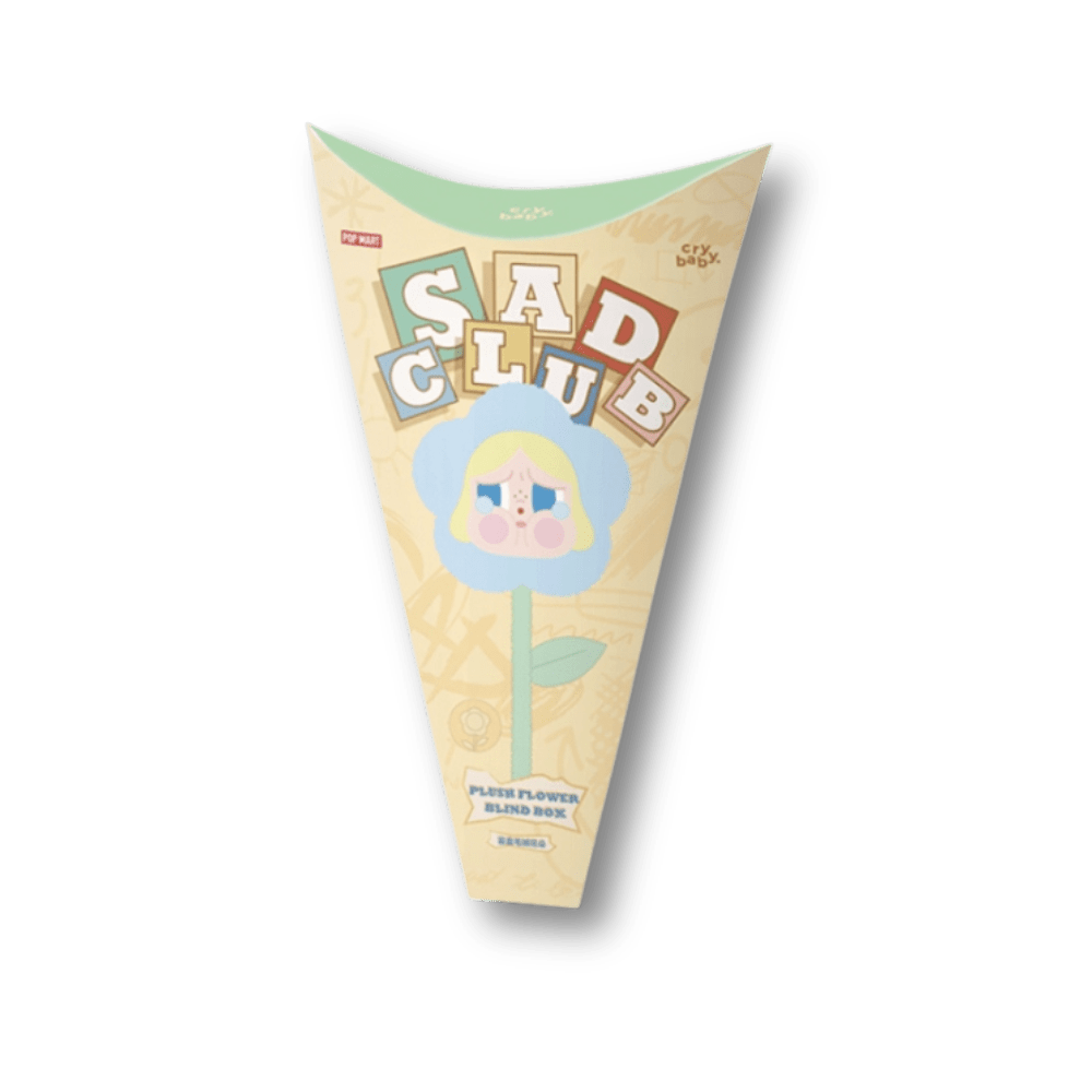 POP MART - CRYBABY Sad Club Series - Plush Flower | Blind Box Figurka Kolekcjonerska - KICKOMI