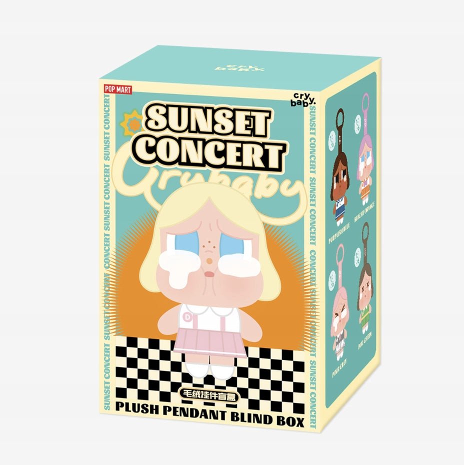 POP MART - CRYBABY Sunset Concert Series - Plush Pendant | Blind Box Brelok - KICKOMI