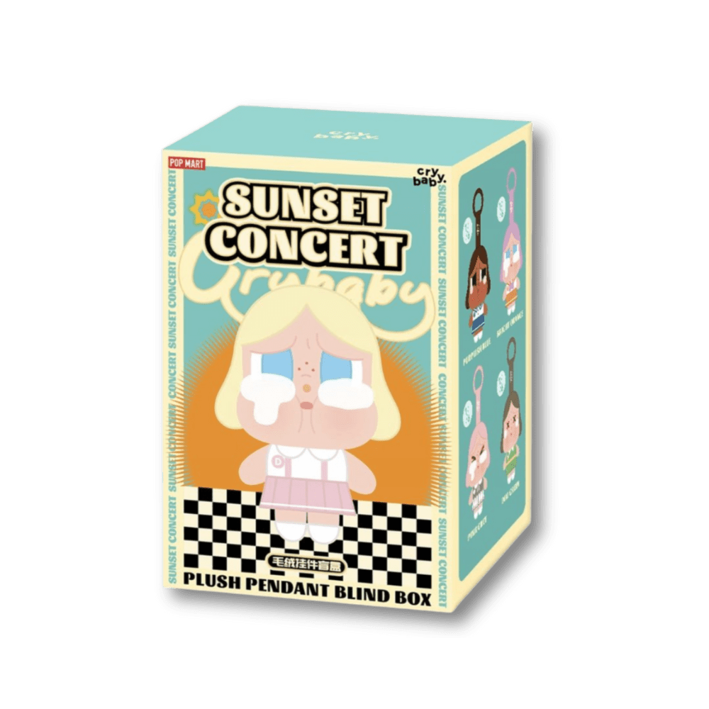 POP MART - CRYBABY Sunset Concert Series - Plush Pendant | Blind Box Brelok - KICKOMI