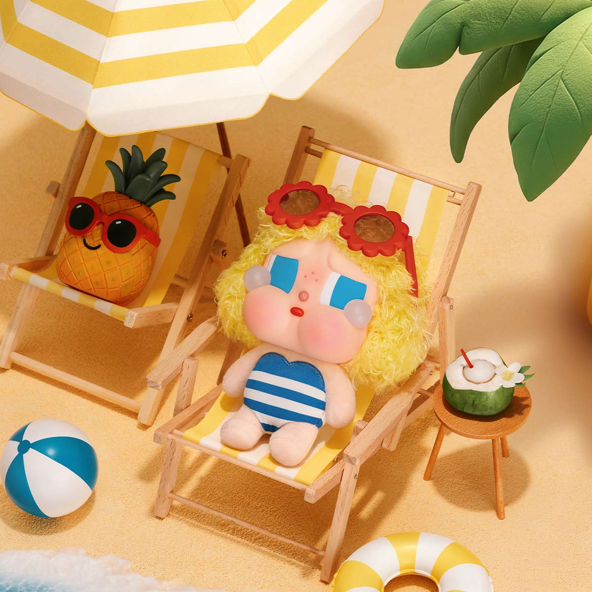 POP MART - CRYBABY Vacation Mode On - KICKOMI