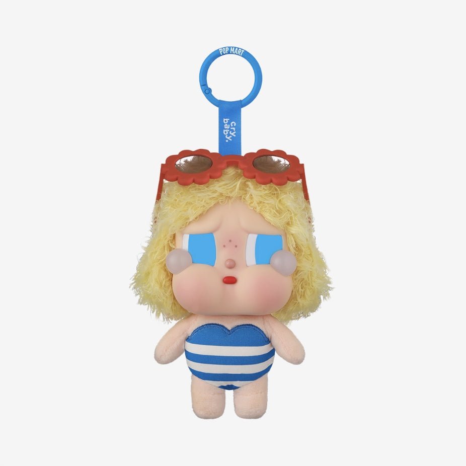 POP MART - CRYBABY Vacation Mode On Series Vinyl Plush Pendant | Blind Box Brelok - KICKOMI