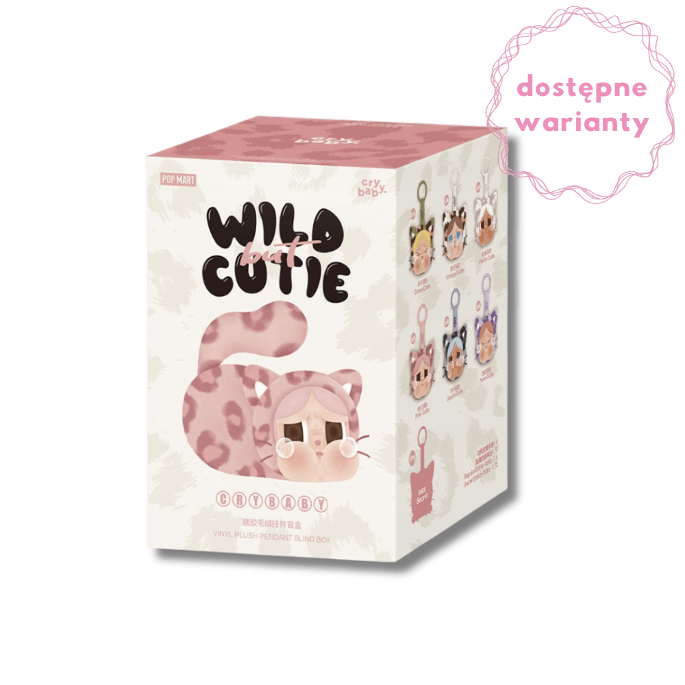 POP MART - CRYBABY Wild but Cutie Series Vinyl Plush Pendant | Blind Box Brelok - KICKOMI