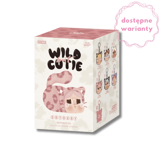 POP MART - CRYBABY Wild but Cutie Series Vinyl Plush Pendant | Blind Box Brelok - KICKOMI