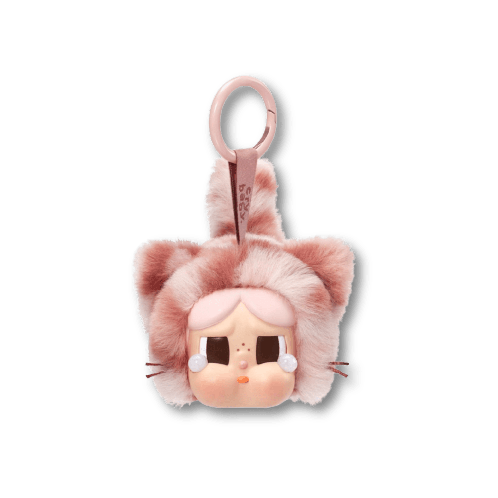 POP MART - CRYBABY Wild but Cutie Series Vinyl Plush Pendant (PINK CUTIE) | Blind Box Brelok - KICKOMI