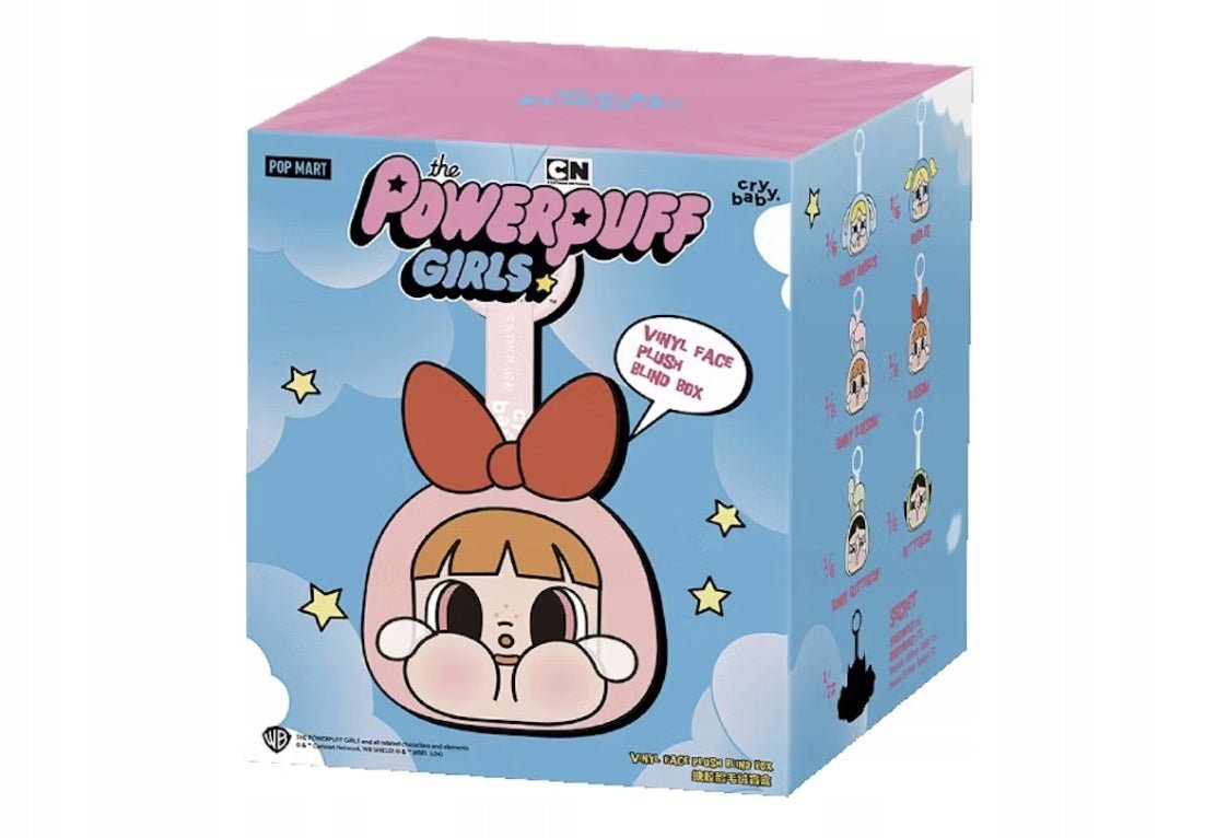 POP MART - Crybaby x Powerpuff Girls Series (BLOSSOM) | Vinyl Face Box Brelok - KICKOMI