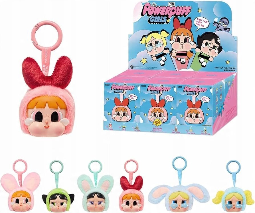 POP MART - Crybaby x Powerpuff Girls Series | Vinyl Face Blind Box Brelok - KICKOMI
