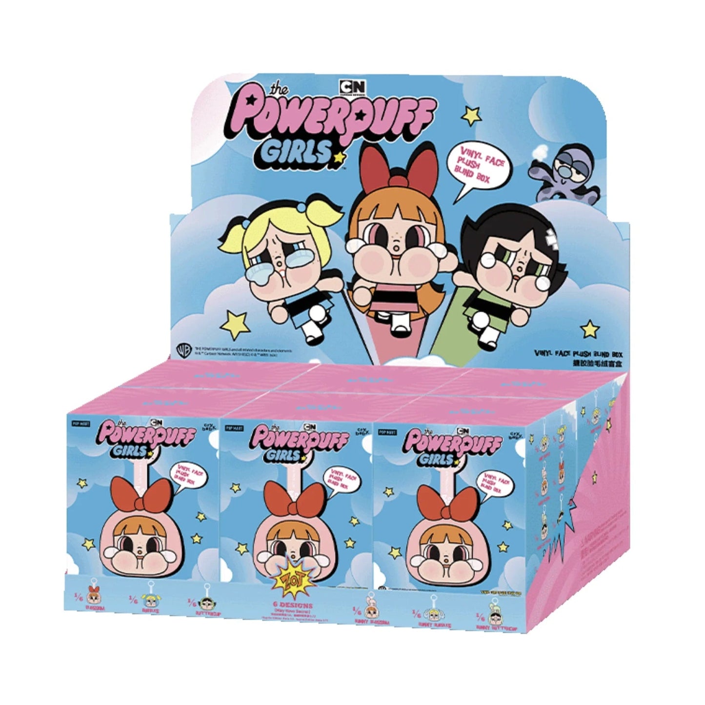 POP MART - Crybaby x Powerpuff Girls Series | Vinyl Face Blind Box Brelok - KICKOMI
