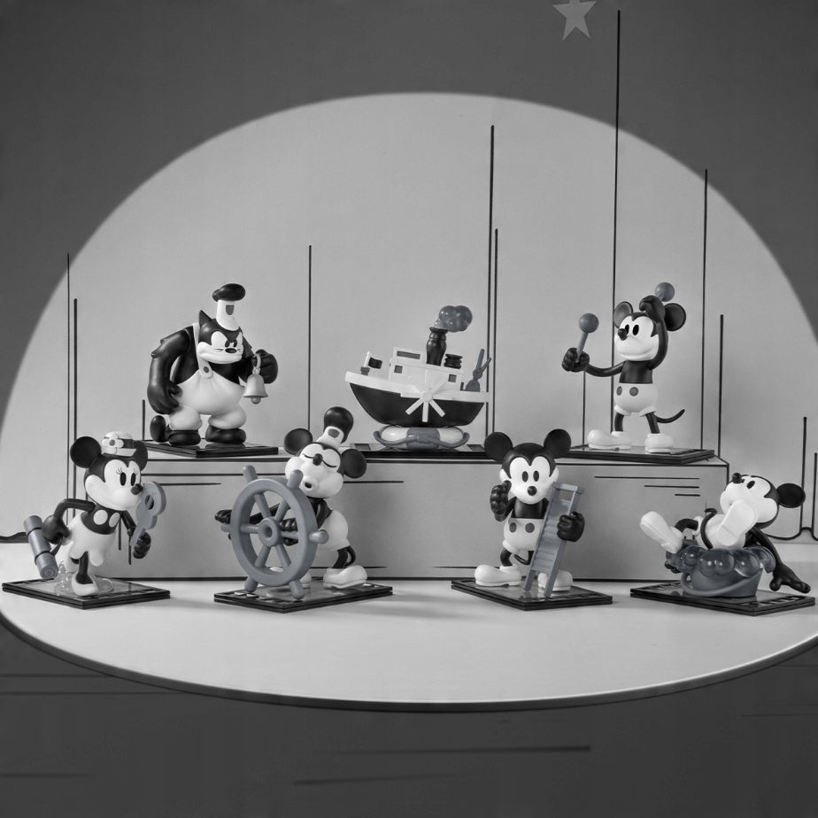 POP MART - Disney Steamboat Willie Series Figures | Blind Box Figurka Kolekcjonerska - KICKOMI