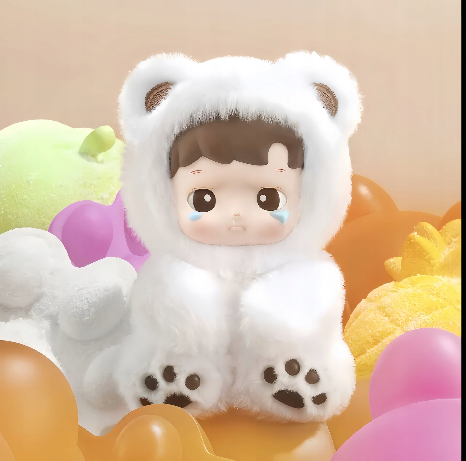POP MART - HACIPUPU Gummy Bear Series Vinyl Plush Pendant | Blind Box Brelok - KICKOMI