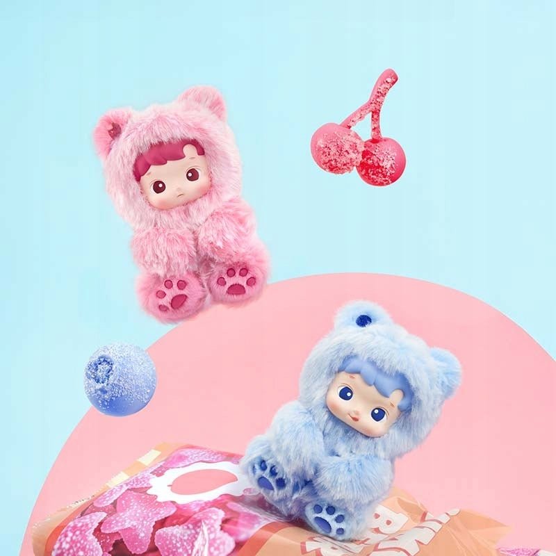POP MART - HACIPUPU Gummy Bear Series Vinyl Plush Pendant | Blind Box Brelok - KICKOMI