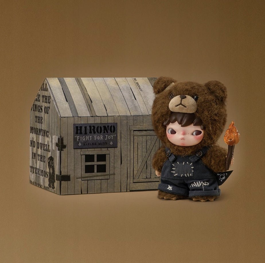 POP MART - Hirono Living Wild Fight for Joy Plush Doll | Figurka Kolekcjonerska - KICKOMI