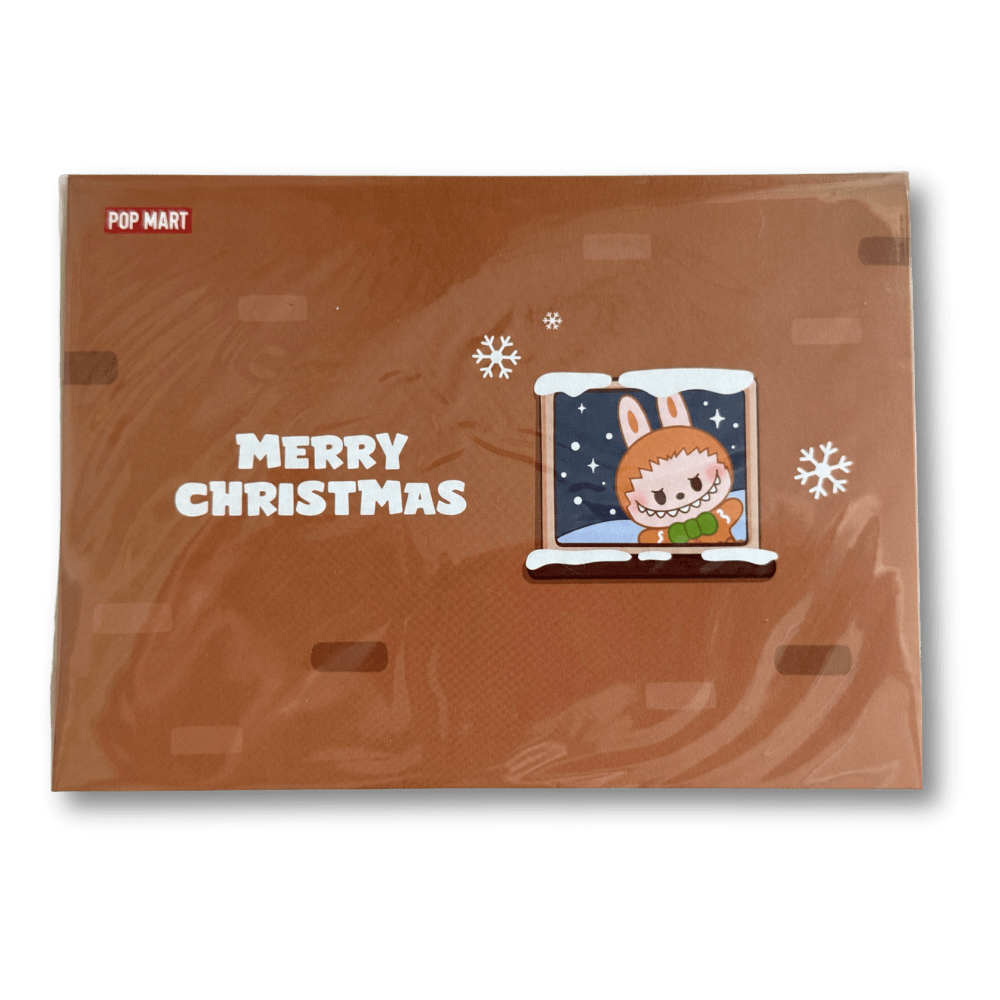 POP MART - Labubu Merry Christmas Pop Bean Card Set Gingerbread Hose | Karta Świąteczna - KICKOMI